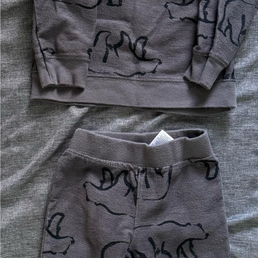 Carter's Charcoal Joggers with Animal Design